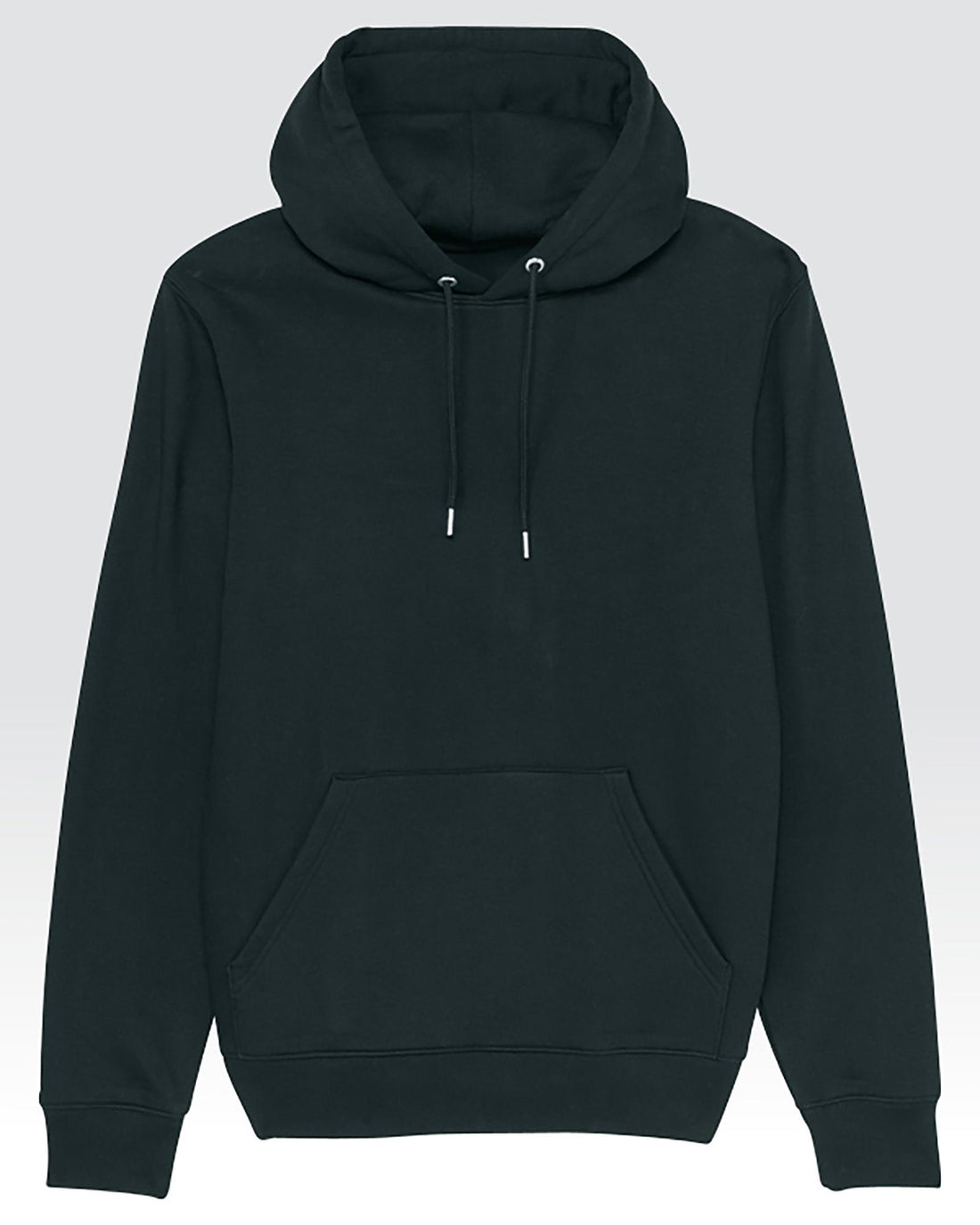 Hoodie Unisex Solid Black