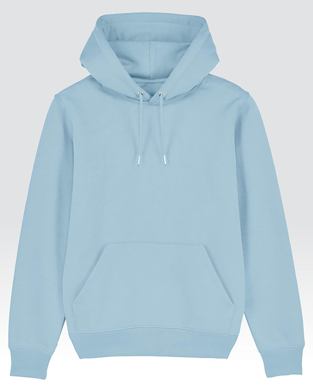 Hoodie Unisex Solid Blue