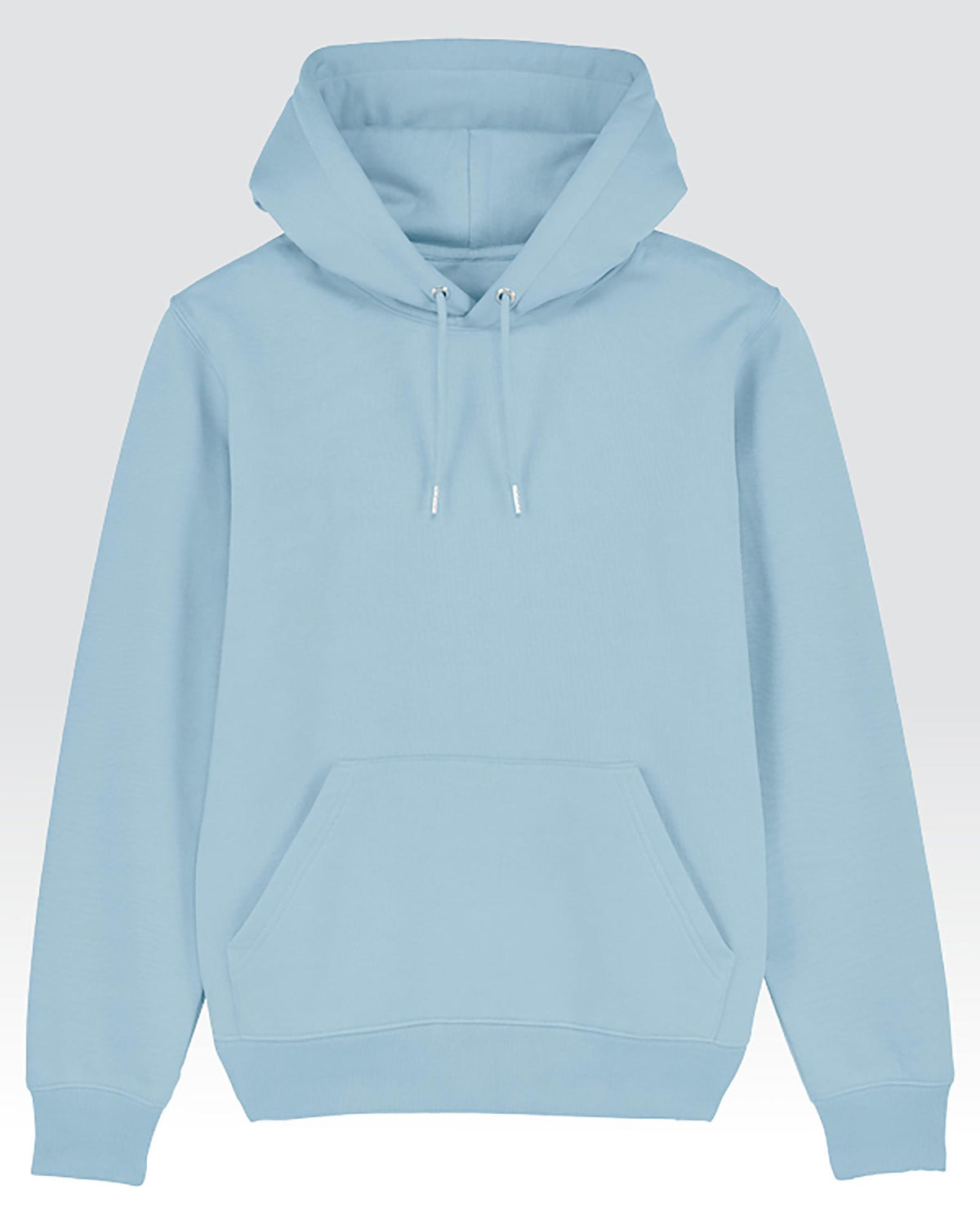 Hoodie Unisex Solid Blue