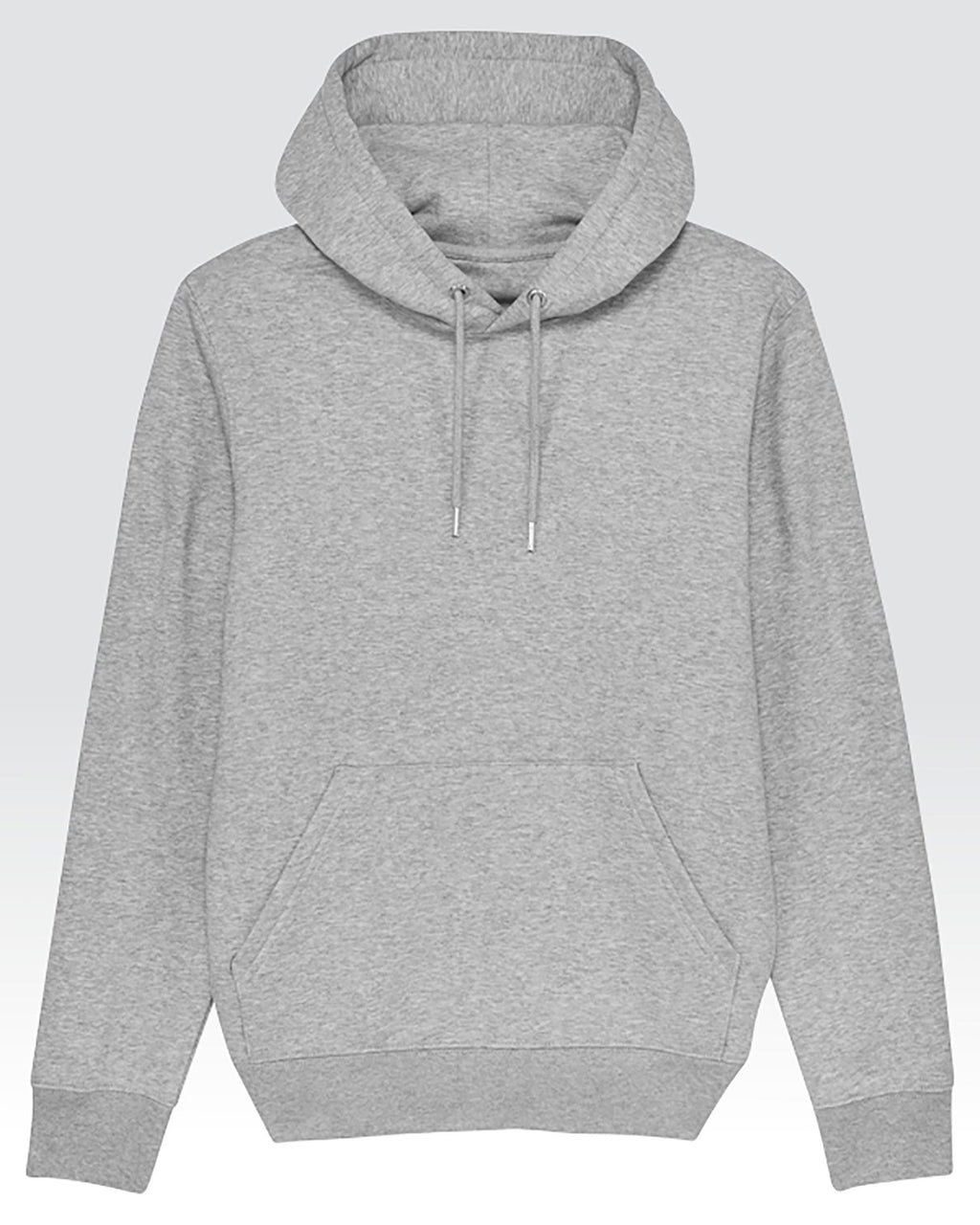 Hoodie Unisex Solid Gray