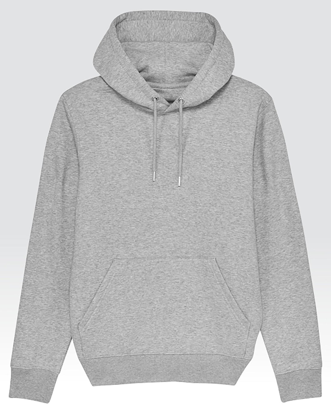 Hoodie Unisex Solid Gray