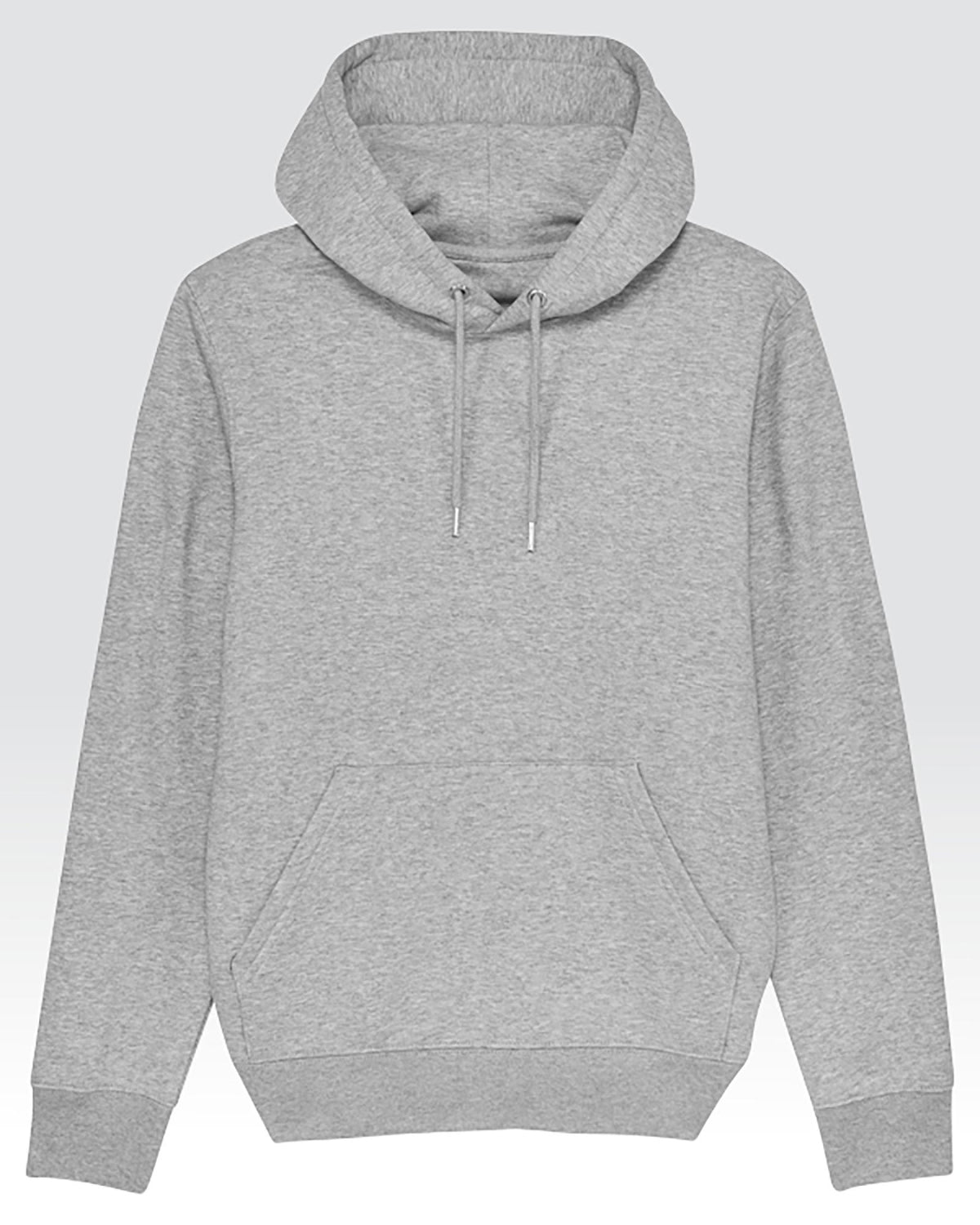 Hoodie Unisex Solid Gray