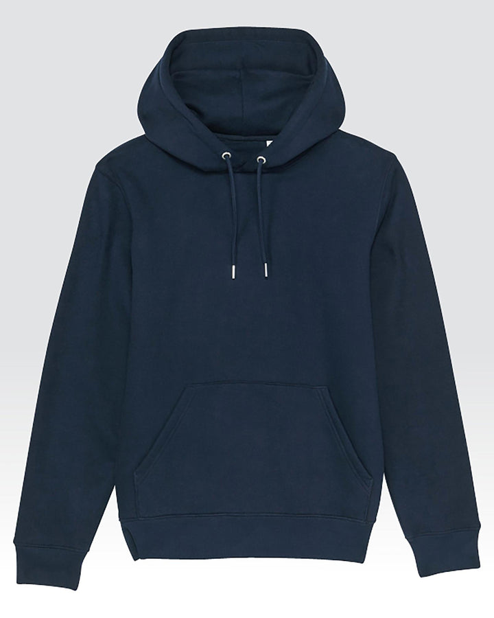 Hoodie Unisex Solid Navy Blue