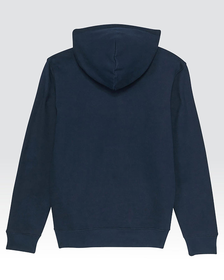 Hoodie Unisex Solid Navy Blue
