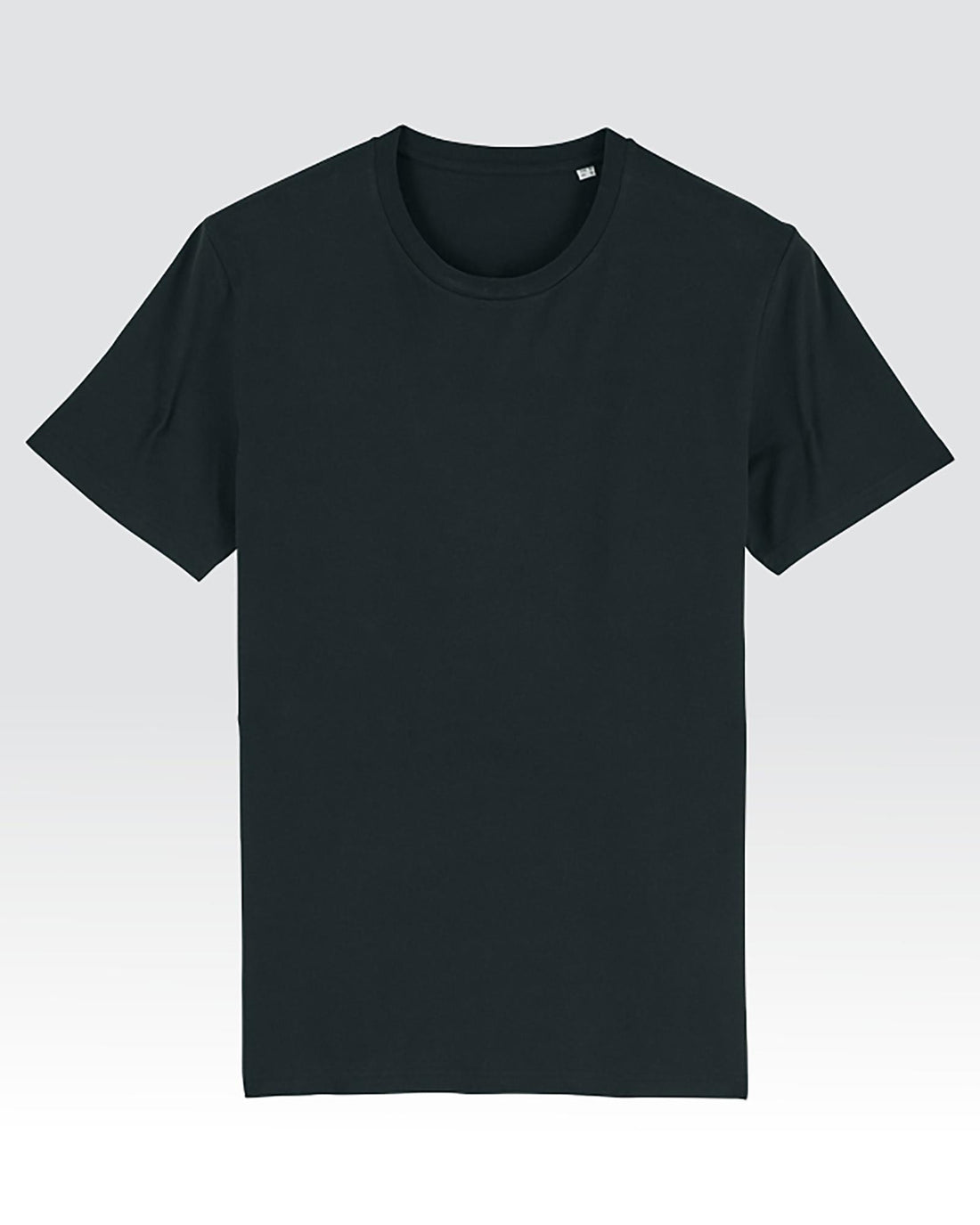 Plain Half Hand T-Shirt (Black)