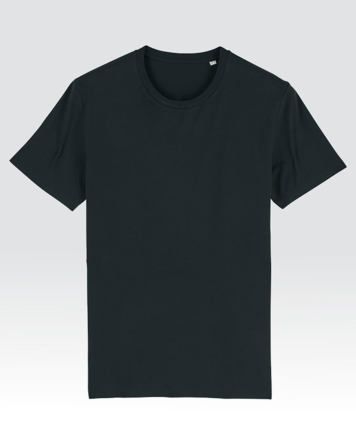 Plain Half Hand T-Shirt (Black)