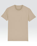 Plain Half Hand T-Shirt (Beige)