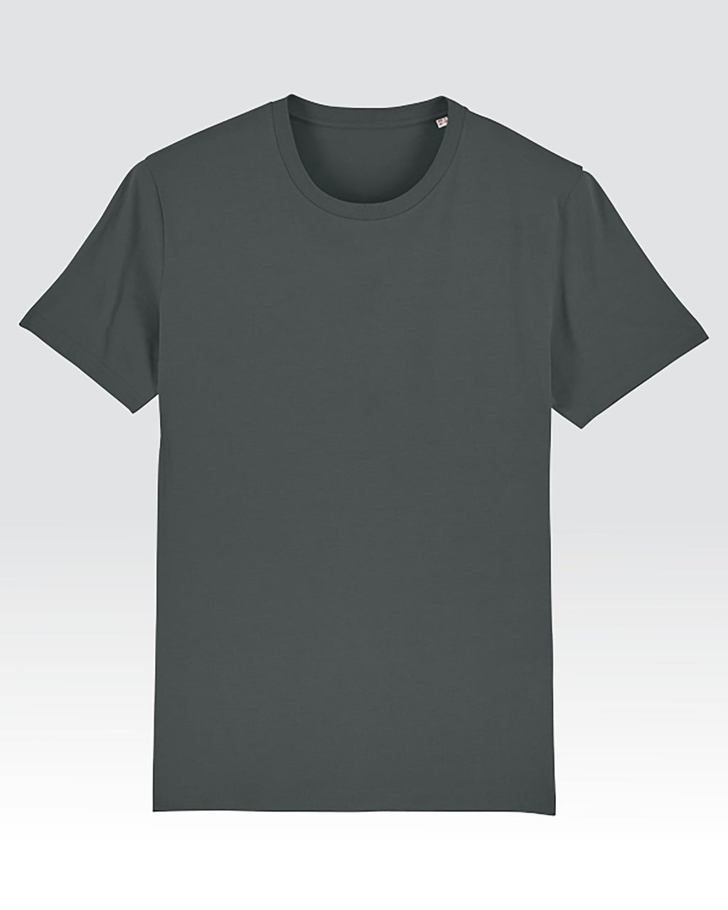 Plain Half Hand T-Shirt (Charcoal Gray)