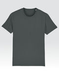 Plain Half Hand T-Shirt (Charcoal Gray)