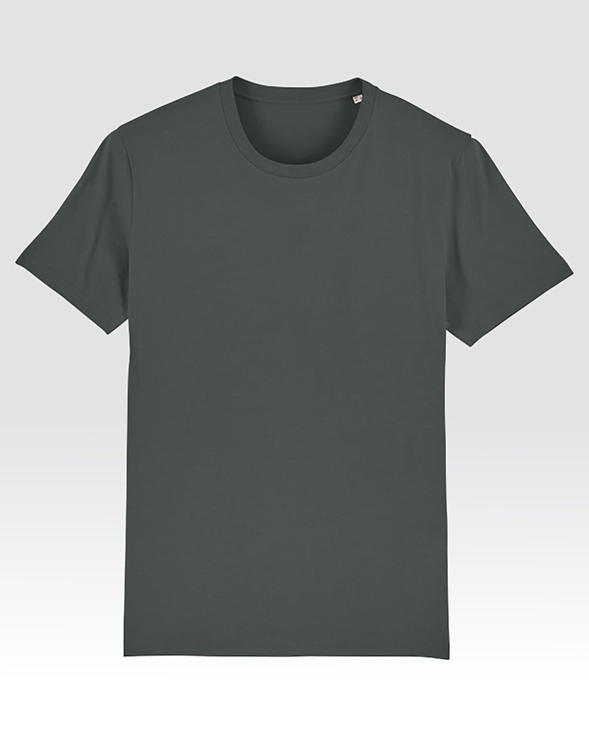 Plain Half Hand T-Shirt (Charcoal Gray)