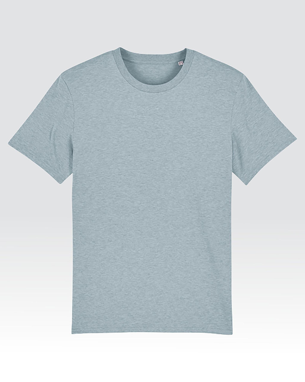Plain Half Hand T-Shirt (Light Heather Gray)
