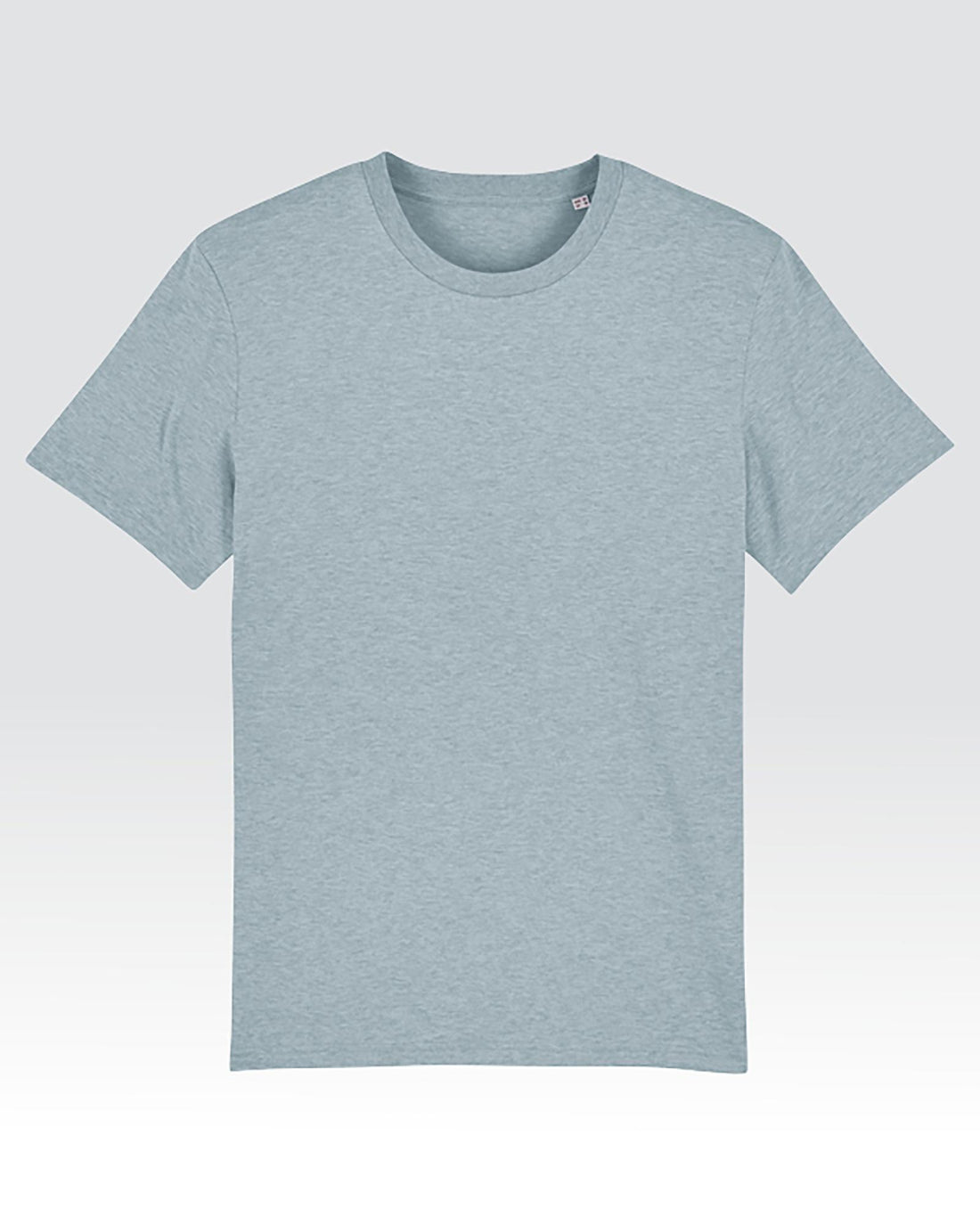 Plain Half Hand T-Shirt (Light Heather Gray)