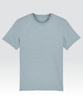 Plain Half Hand T-Shirt (Light Heather Gray)