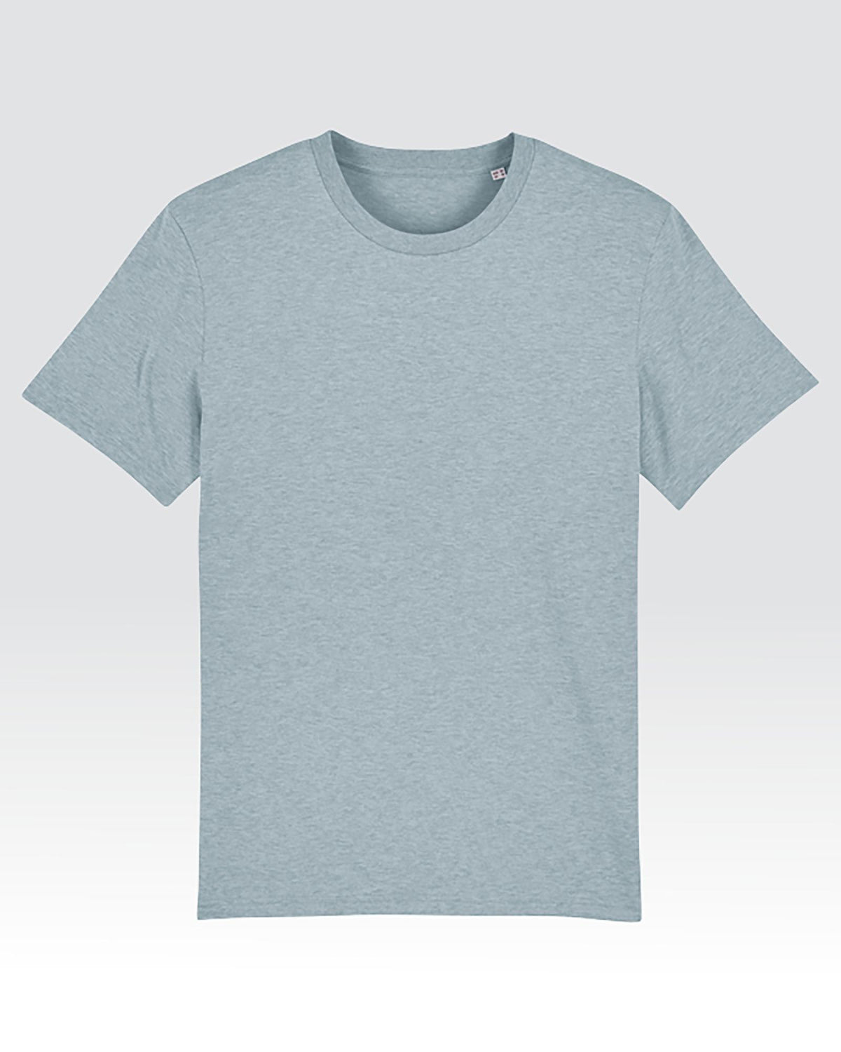 Plain Half Hand T-Shirt (Light Heather Gray)