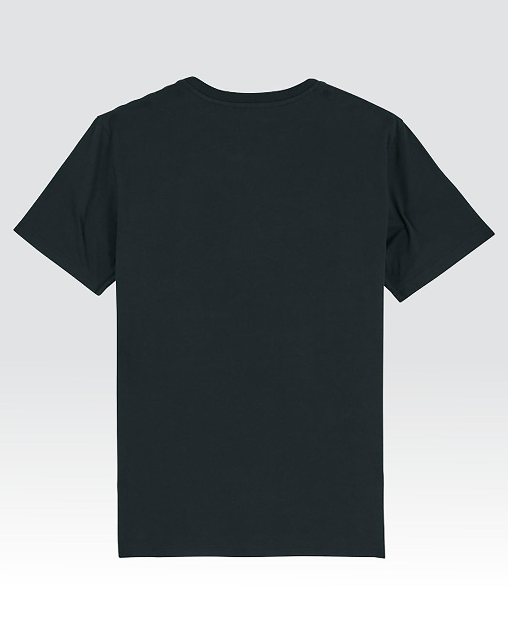 Plain Half Hand T-Shirt (Black)