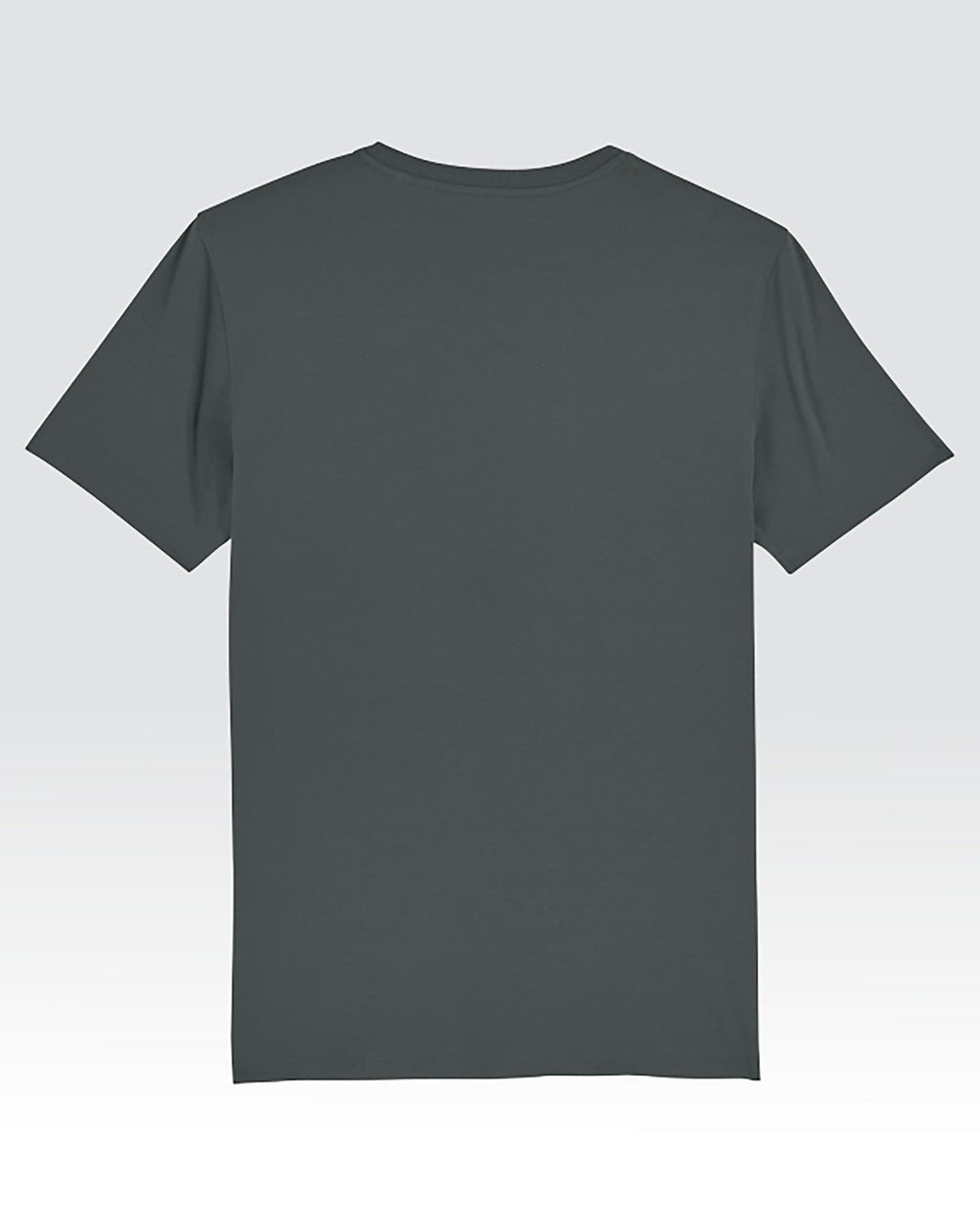 Plain Half Hand T-Shirt (Charcoal Gray)