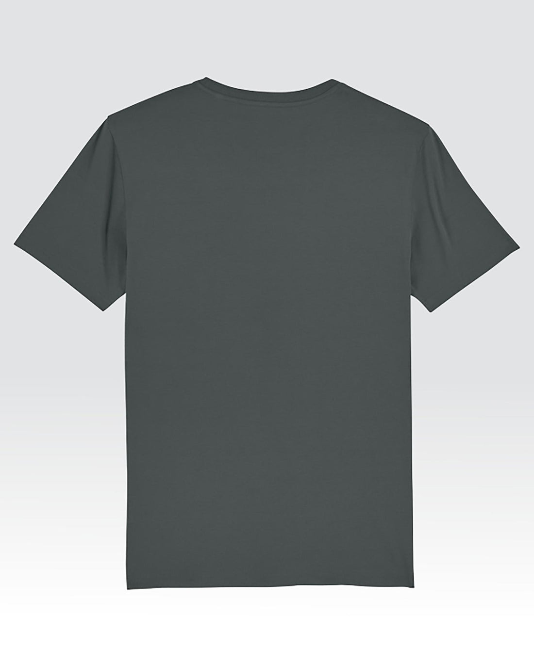 Plain Half Hand T-Shirt (Charcoal Gray)