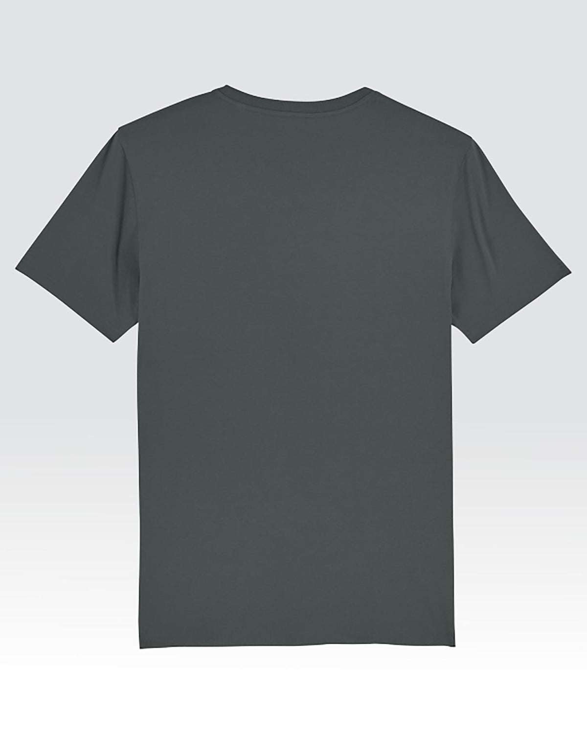 Plain Half Hand T-Shirt (Charcoal Gray)
