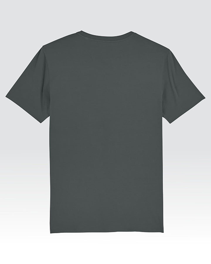Plain Half Hand T-Shirt (Charcoal Gray)