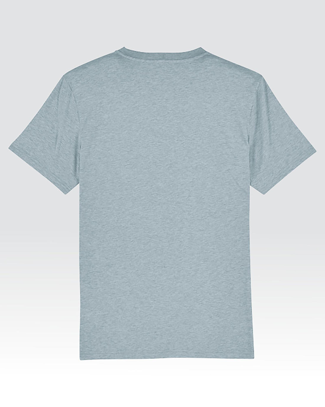 Plain Half Hand T-Shirt (Light Heather Gray)