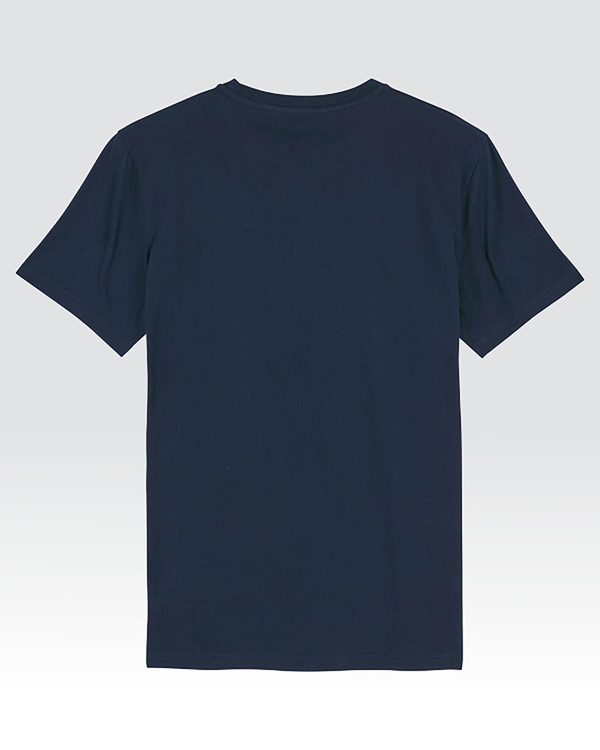 Plain Half Hand T-Shirt (Navy Blue)